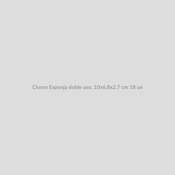 Clorox Esponja doble uso, 10x6.8x2.7 cm 18 un