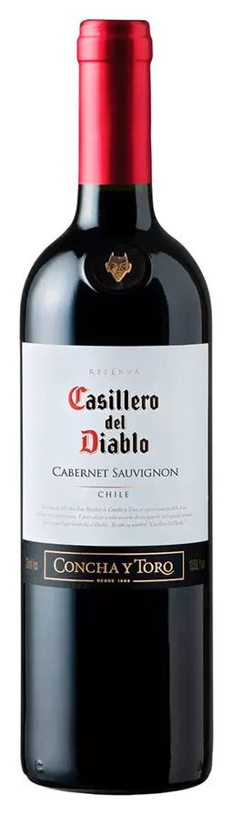 Casillero del Diablo Reserva vino tinto cabernet sauvignon valle central 750 ml