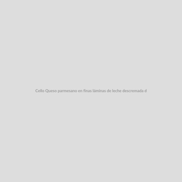 Cello Queso parmesano en finas láminas de leche descremada de vaca 454 g