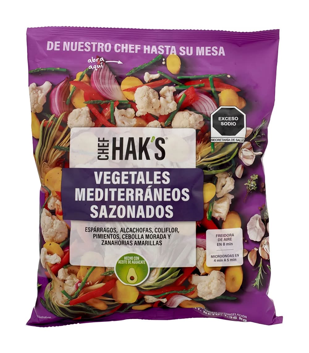 Chef Hak's Vegetales mediterráneos sazonados 1,36 kg