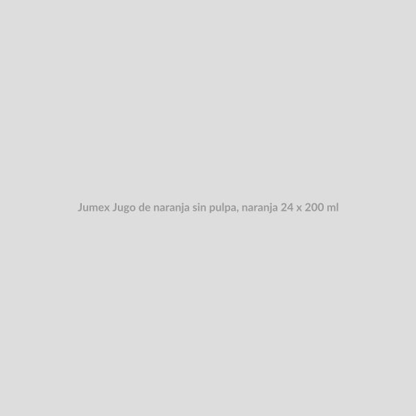 Jumex Jugo de naranja sin pulpa, naranja 24 x 200 ml