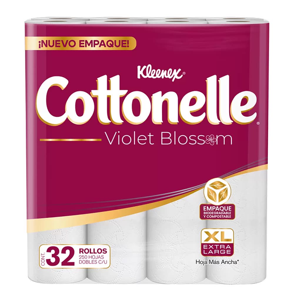 Cottonelle Pack de rollos de papel higiénicos, violeta, XL 32 un_0