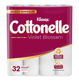 Cottonelle Pack de rollos de papel higiénicos, violeta, XL 32 un