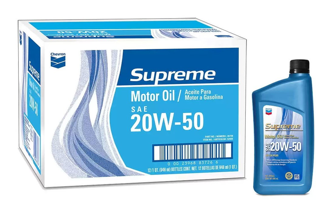 Chevron Supreme aceite para motor 20w-50 11,35 kg