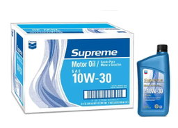 Chevron Supreme aceite para motor 10w-30 12 un