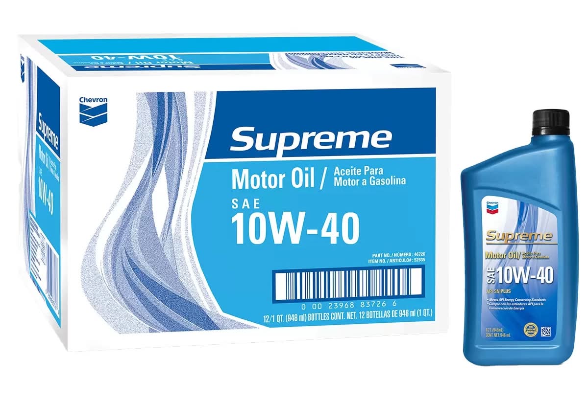 Chevron Supreme aceite para motor 10w-40 11,35 kg_0
