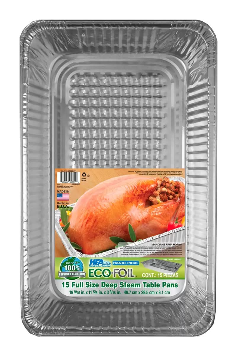 Eco-Foil Bandejas para hornear 15 un