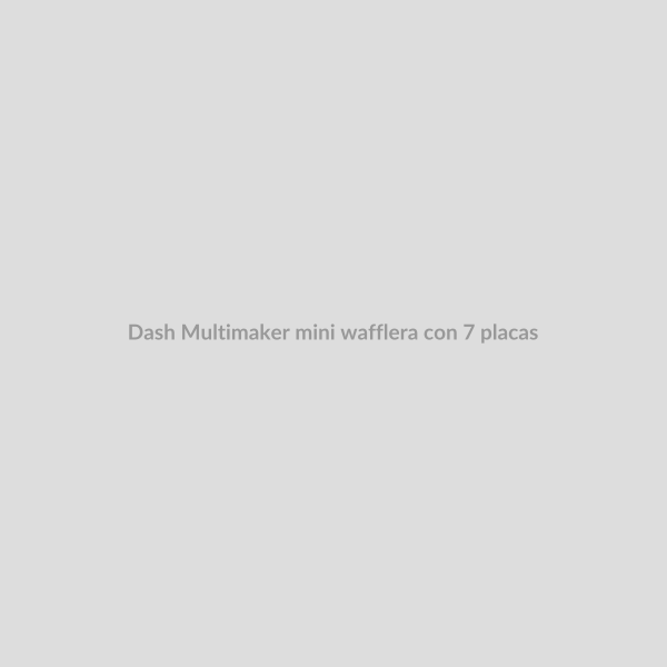 Dash Multimaker mini wafflera con 7 placas