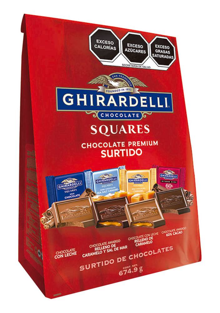 Ghirardelli Surtido de chocolate rellenos 15,34 g