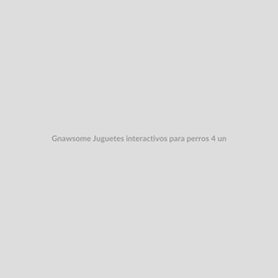 Gnawsome Juguetes interactivos para perros 4 un