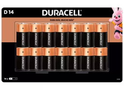 Duracell Coppertop pilas alcalinas 1.5 v, D 14 un