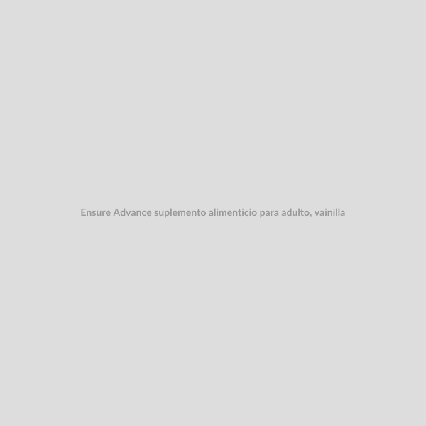 Ensure Advance suplemento alimenticio para adulto, vainilla 16 x 237 ml_0