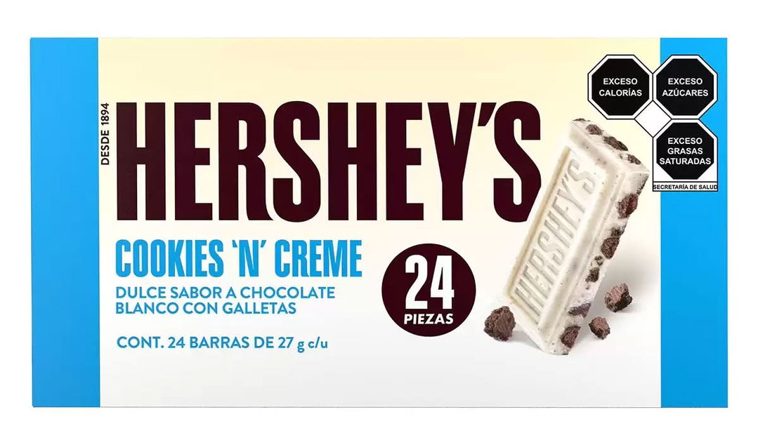 Hershey's Chocolate cookies'n creme 24 un