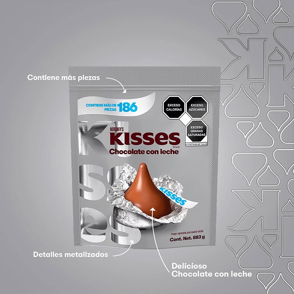 Hershey's Kisses Chocolate con leche 883 g