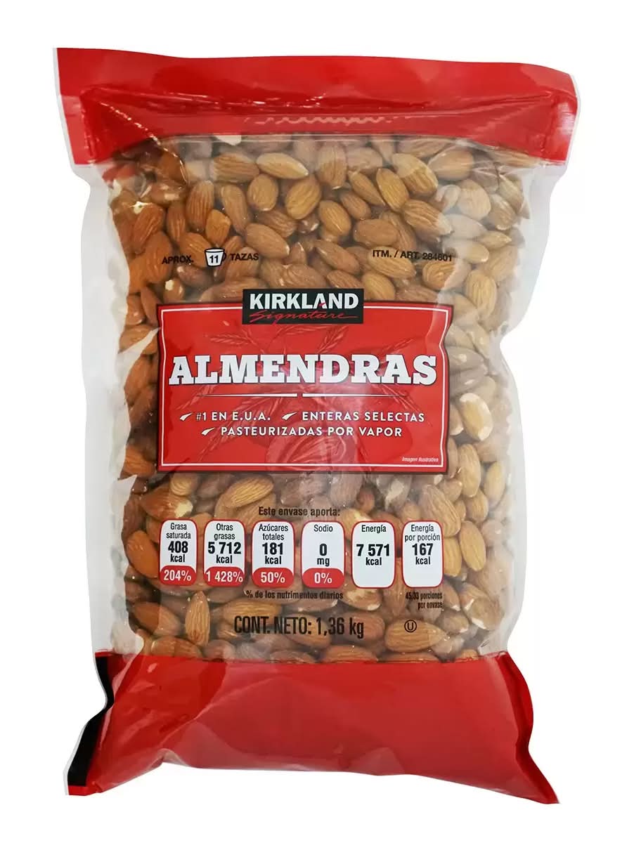 Kirkland Signature Almendras enteras selectas 1,36 kg