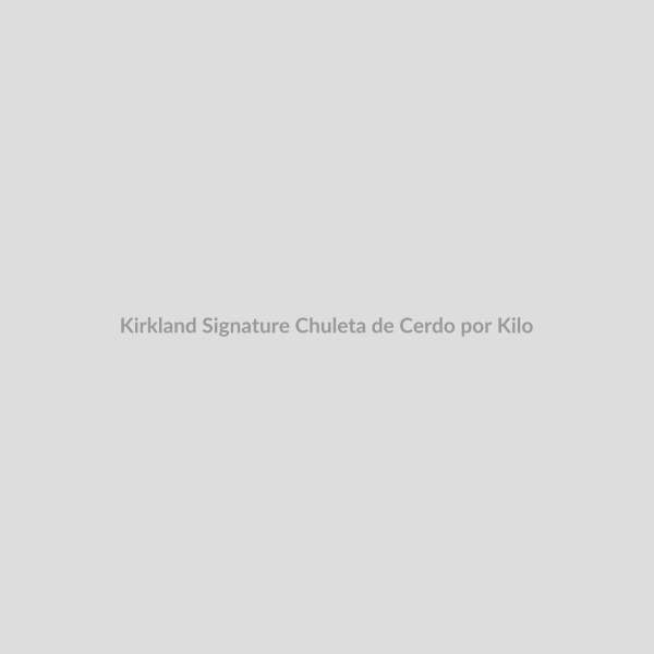 Kirkland Signature Chuleta de Cerdo por Kilo
