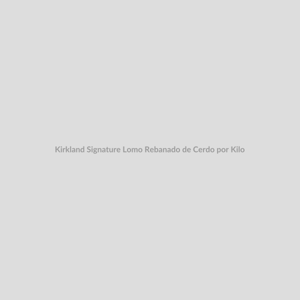 Kirkland Signature Lomo Rebanado de Cerdo por Kilo_0