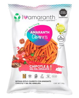 I Amaranth Churritos de amaranto, chipotle - sal del himalaya 500 g