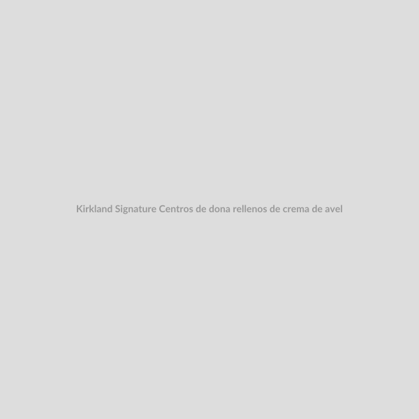 Kirkland Signature Centros de dona rellenos de crema de avellanas y chocolate 25 un_0