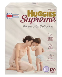 Huggies Supreme platino pañales, Etapa 5 120 un