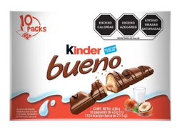 Kinder Bueno chocolate relleno 10 x 43 g