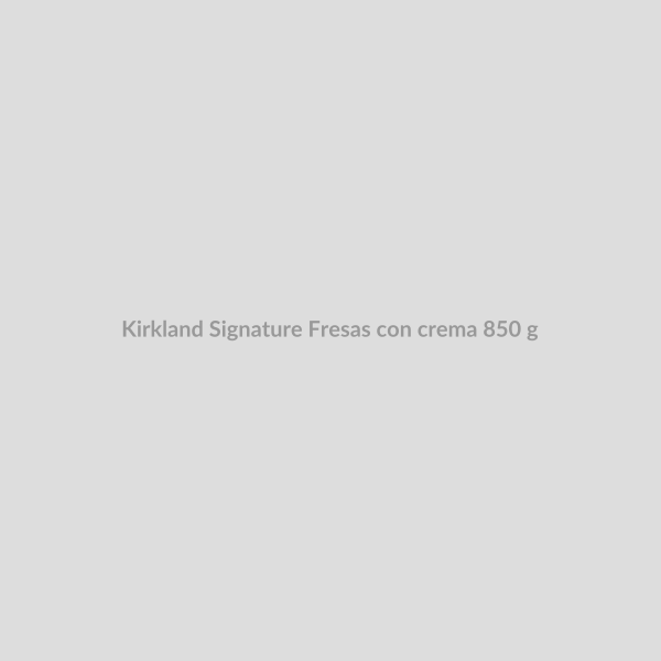 Kirkland Signature Fresas con crema 850 g