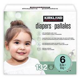 Kirkland Signature Pañales desechables estampados, Etapa 6 132 un