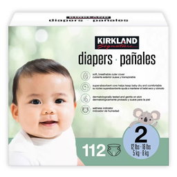 Kirkland Signature Pañales para bebés, Etapa 2 112 un
