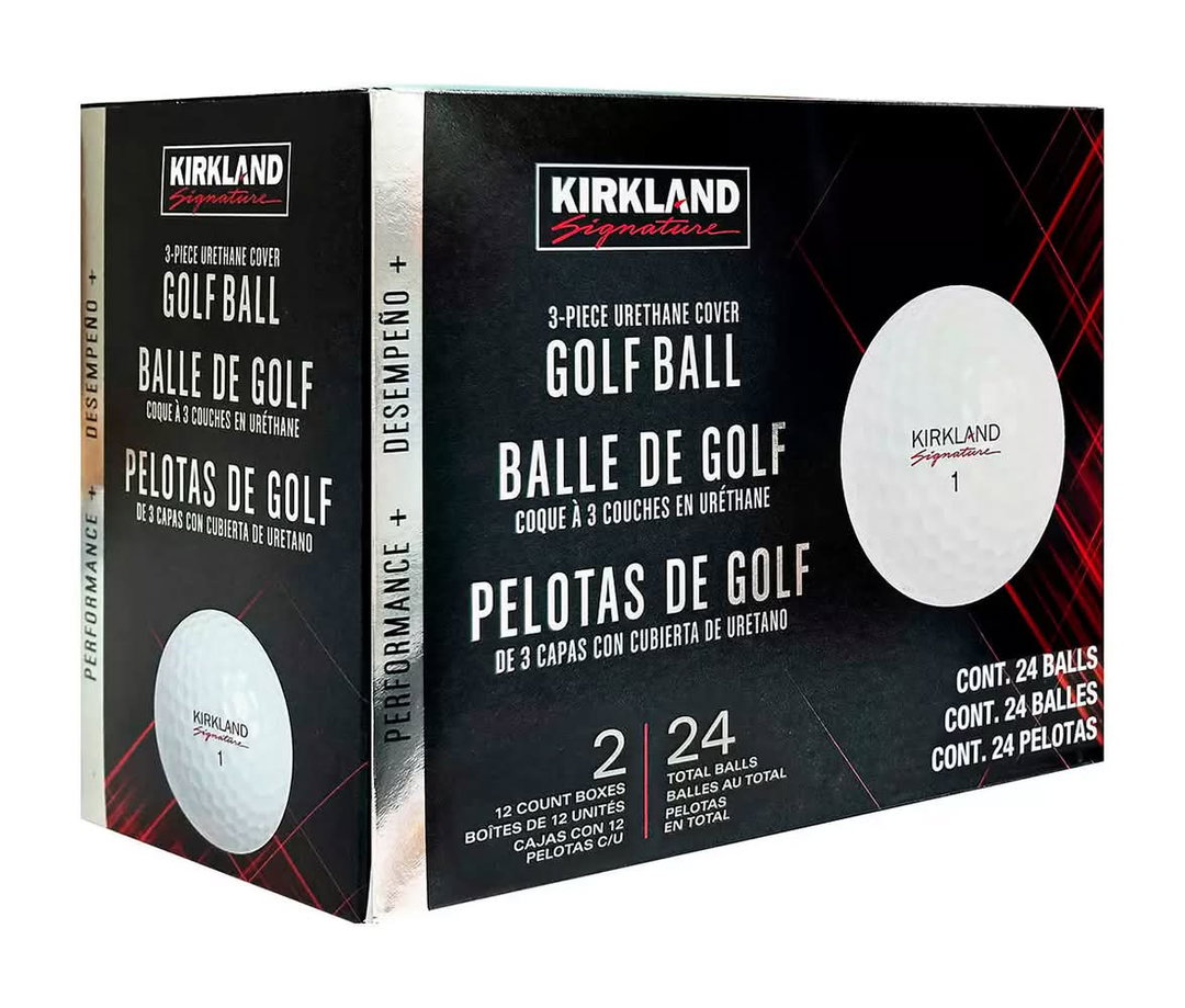 Kirkland Signature Pelotas de golf cuberto de uretano con perfomance + desempeño 24 un