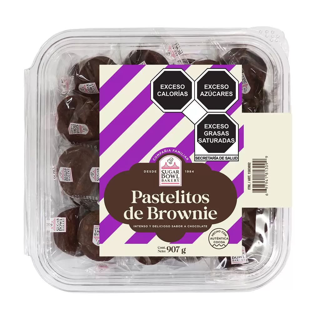 Sugar Bowl Bakery Pastelitos de brownie 907 g