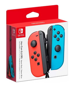 Nintendo Switch Joy-con control para consola, rojo neón-azul neón 2 un
