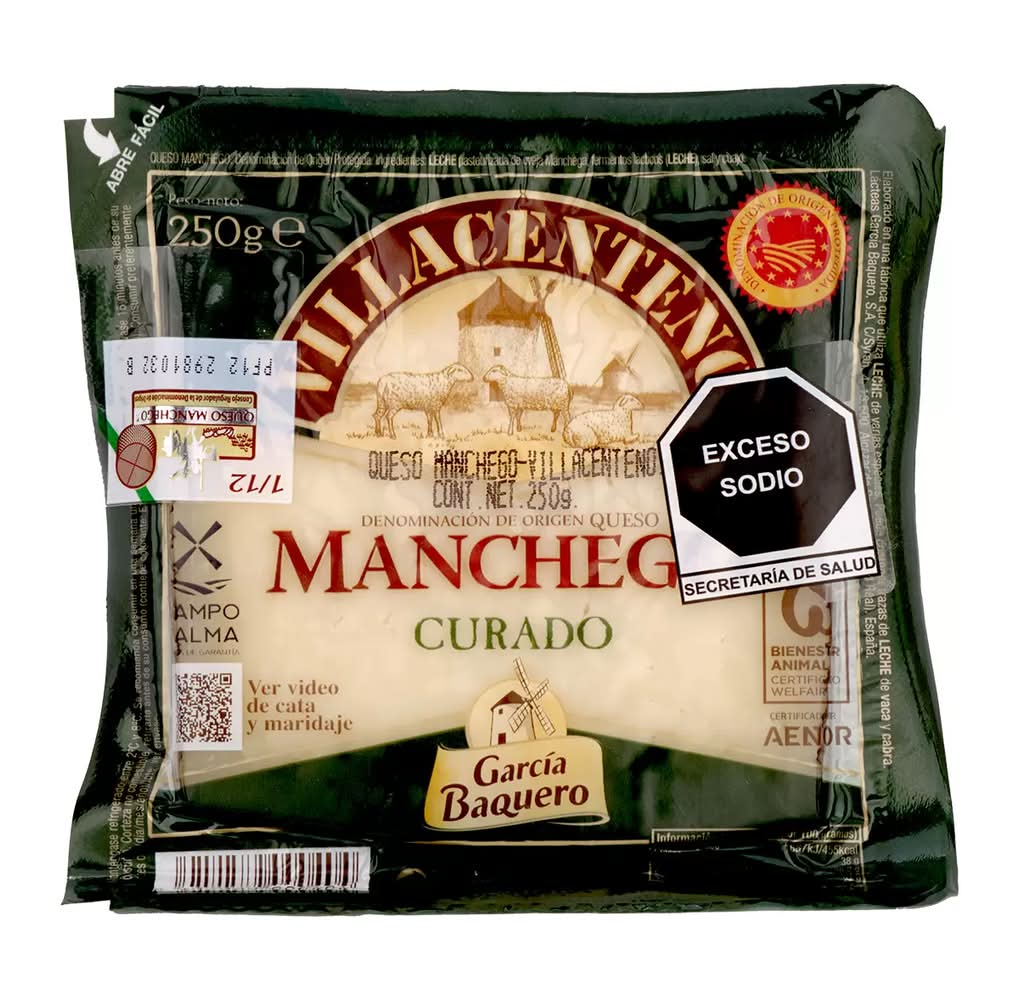 Villacenteno Queso manchego curado 250 g