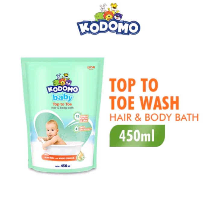 Kodomo Hair & Body Bath Refil 450ml_2