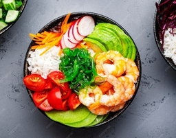 Poke bowl Crevettes