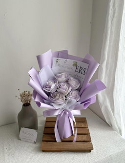 6 Stalk Soap Rose Bouquet  