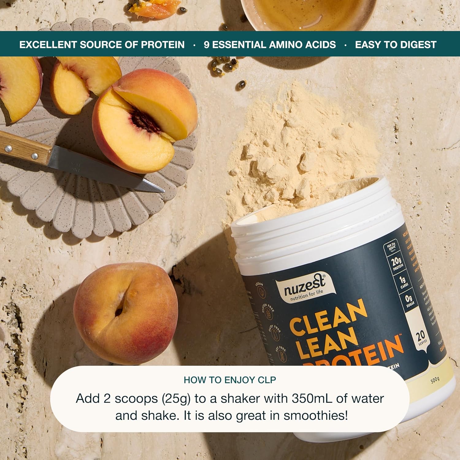 Nuzest Clean Lean Vegan Protein 500g_7