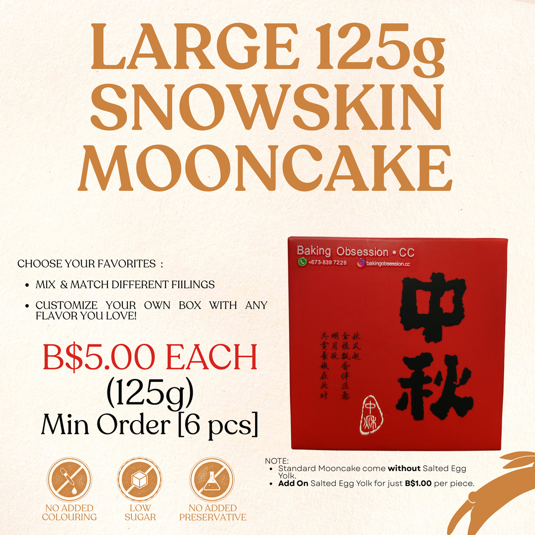 [GIFT SET] Large Snowskin Mooncake Individual Pack (Min Order 6pcs)