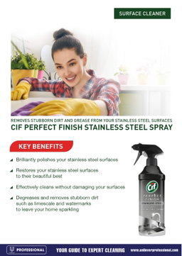CIF Stainless Steel Spray 435ml