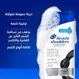 Head & Shoulders Men Hairfall Defense Anti-Dandruff Shampoo 390 ml