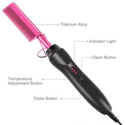 Peigne chauffant électrique