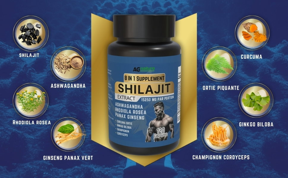 AG nature Shilajit Pur Himalayen Original Fort 60 Gélules _5