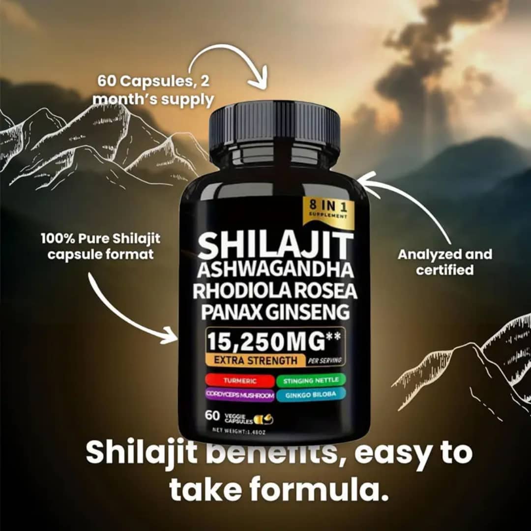 AG nature Shilajit Pur Himalayen Original Fort 60 Gélules _2