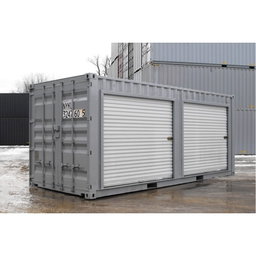 CONTENEDOR USADO DE 20 PIEDS PUERTAS ENROLLABLES