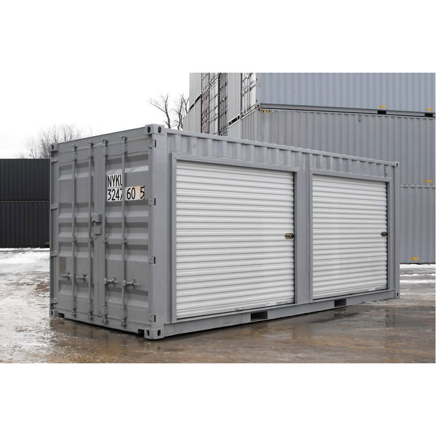 CONTENEDOR USADO DE 20 PIEDS PUERTAS ENROLLABLES