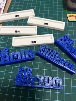 🌸3D NAME TABLE STAND🌸(Mini)