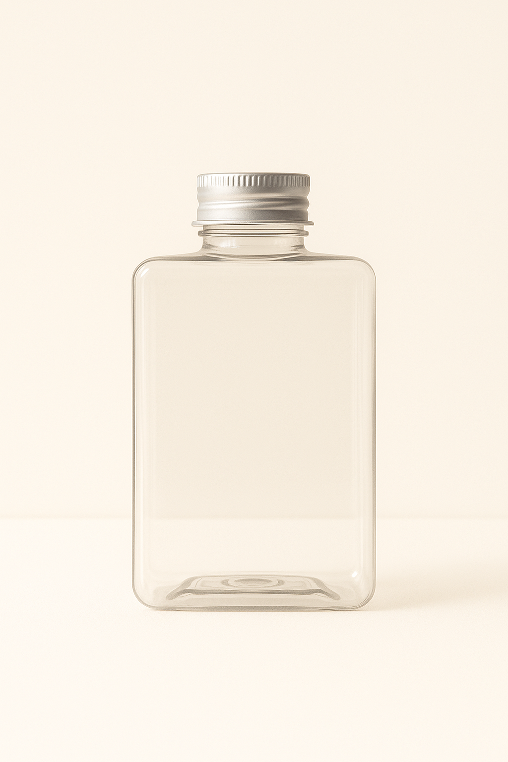 Clear Square PET Bottle - 350ml