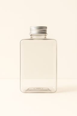 Clear Square PET Bottle - 350ml