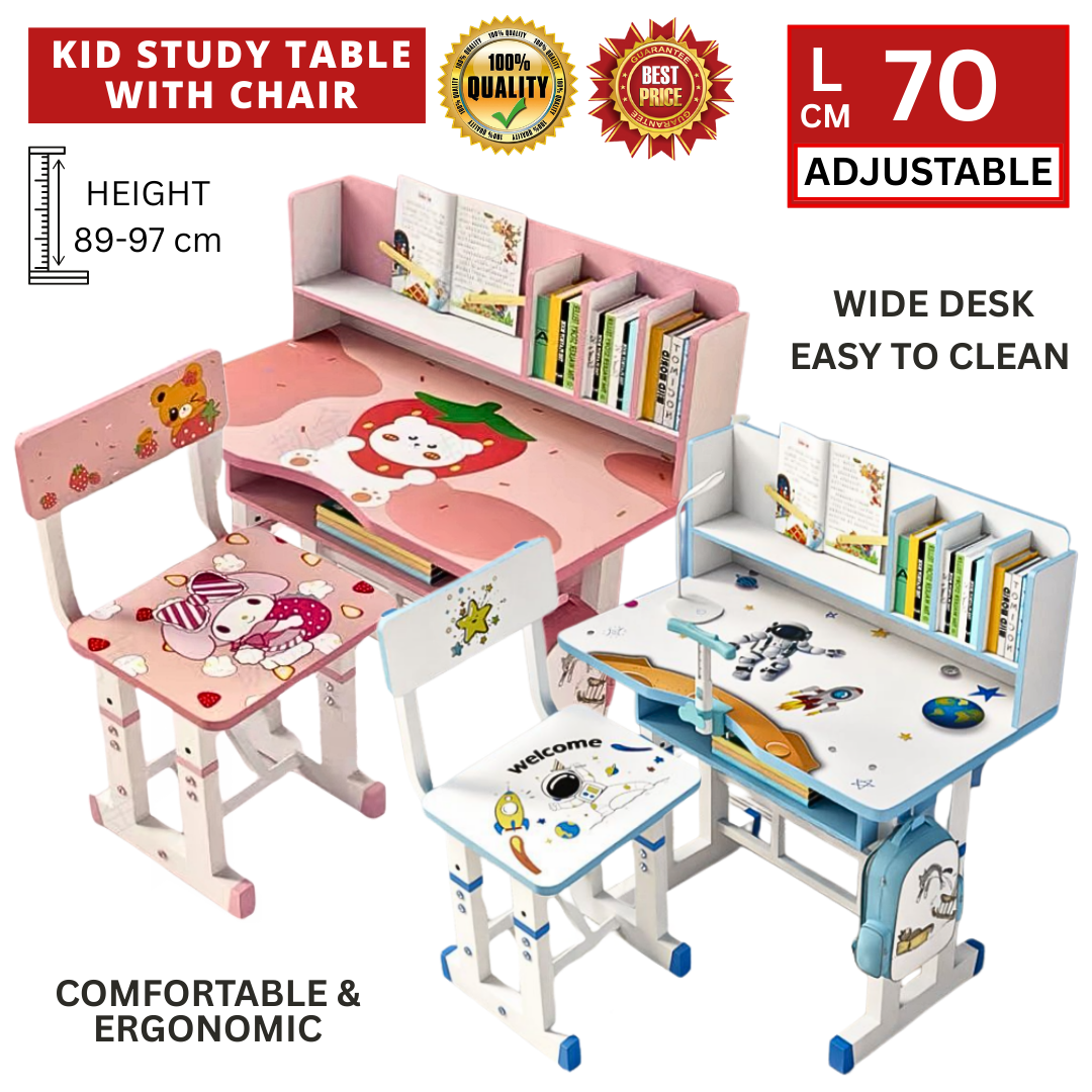 KID STUDY TABLE WITH CHAIR (MEJA BELAJAR)_0