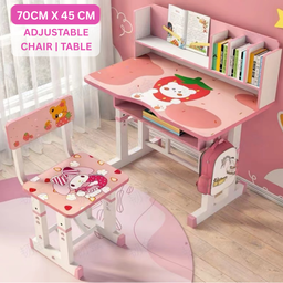 KID STUDY TABLE WITH CHAIR (MEJA BELAJAR)