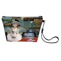 Lulu x Alby - Red Car Sling Cosmetic Bag